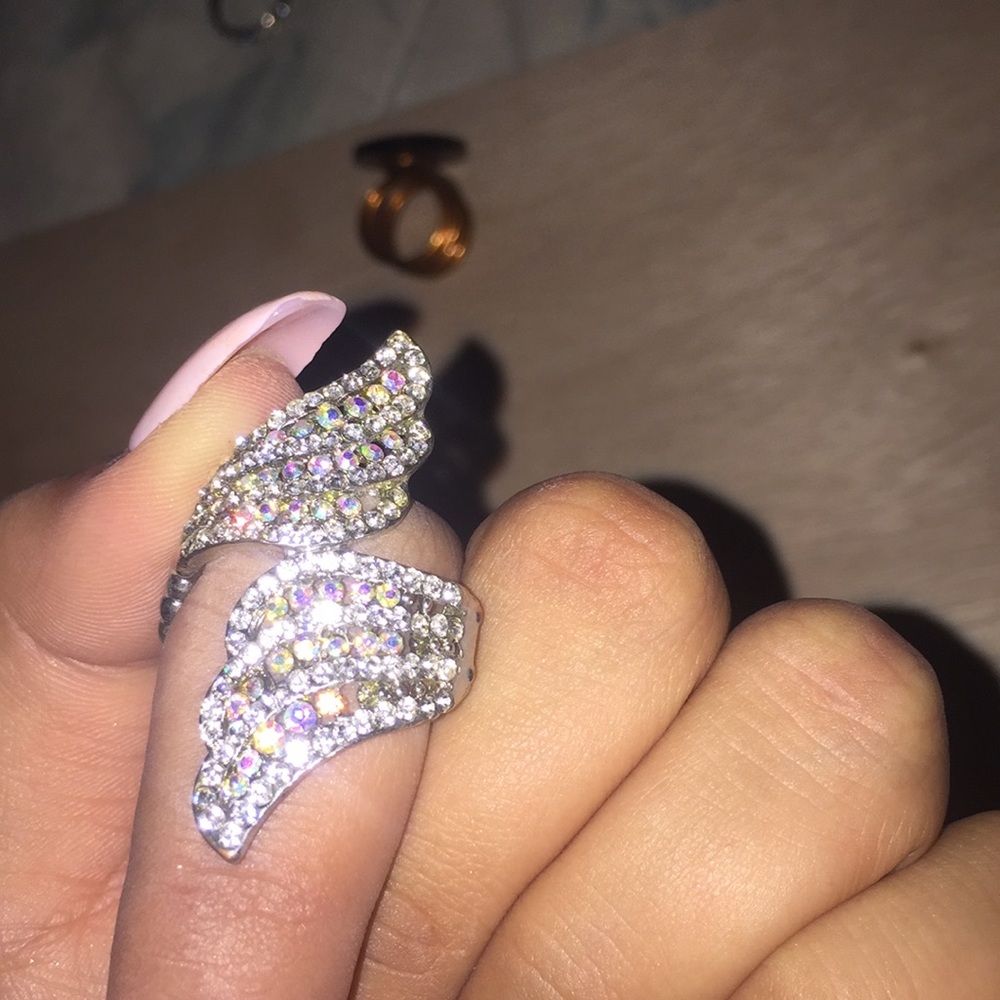 Silver gem ring - Picture 2 of 2